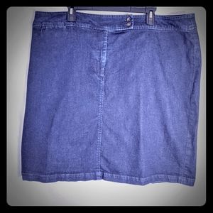 Talbot's Denim Pencil Skirt Size 22W